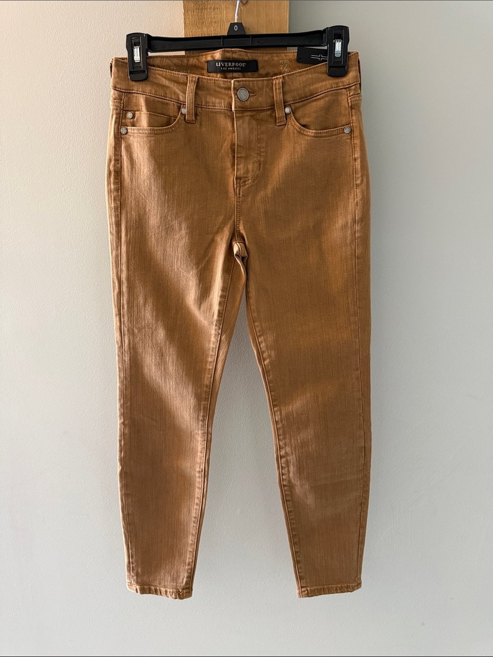 Liverpool Caramel/Tan Skinny Jeans for Women, 2P/26” w, Size 2, NWTs